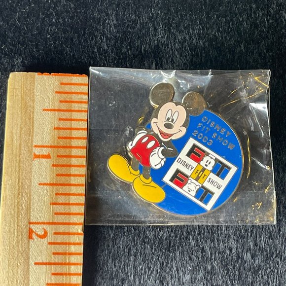 Mickey Pooh Disney Fit Show 2003 Pin Tokyo Disney Land - Picture 2 of 3